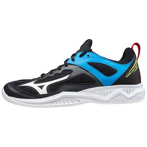 Zapatillas Balonmano Mizuno Ghost Shadow Mujer Negros/Blancos/Azules | Mexico-456209